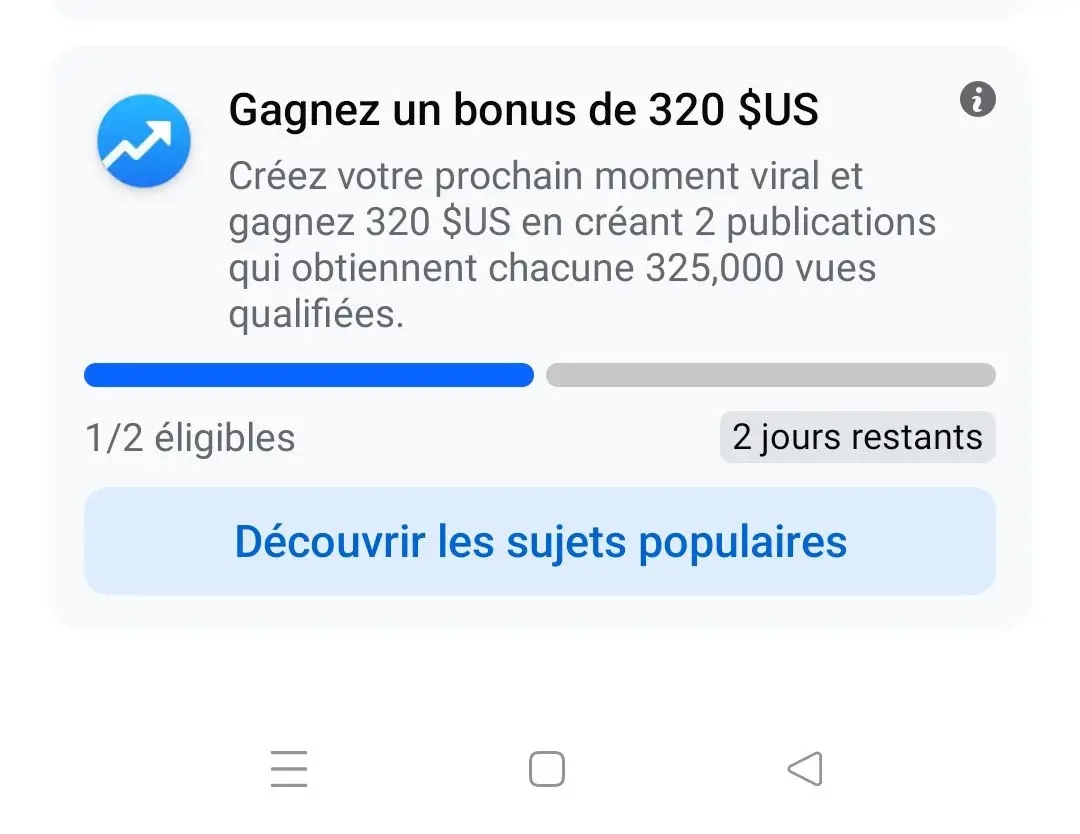 Soyez payer par Facebook